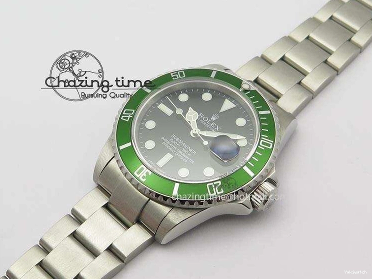 Bracelet Green Maker 16610 A3135 Dial SS Submariner BP On 0319